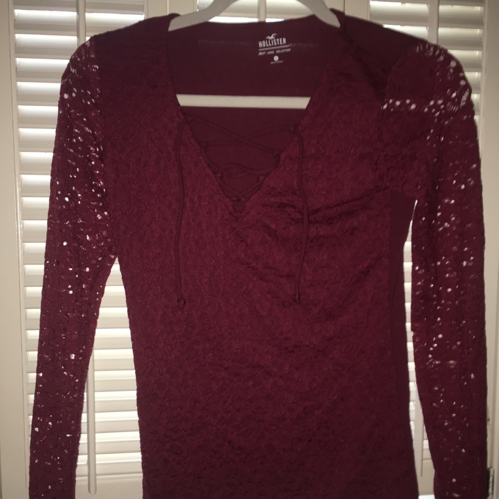 Maroon long sleeve